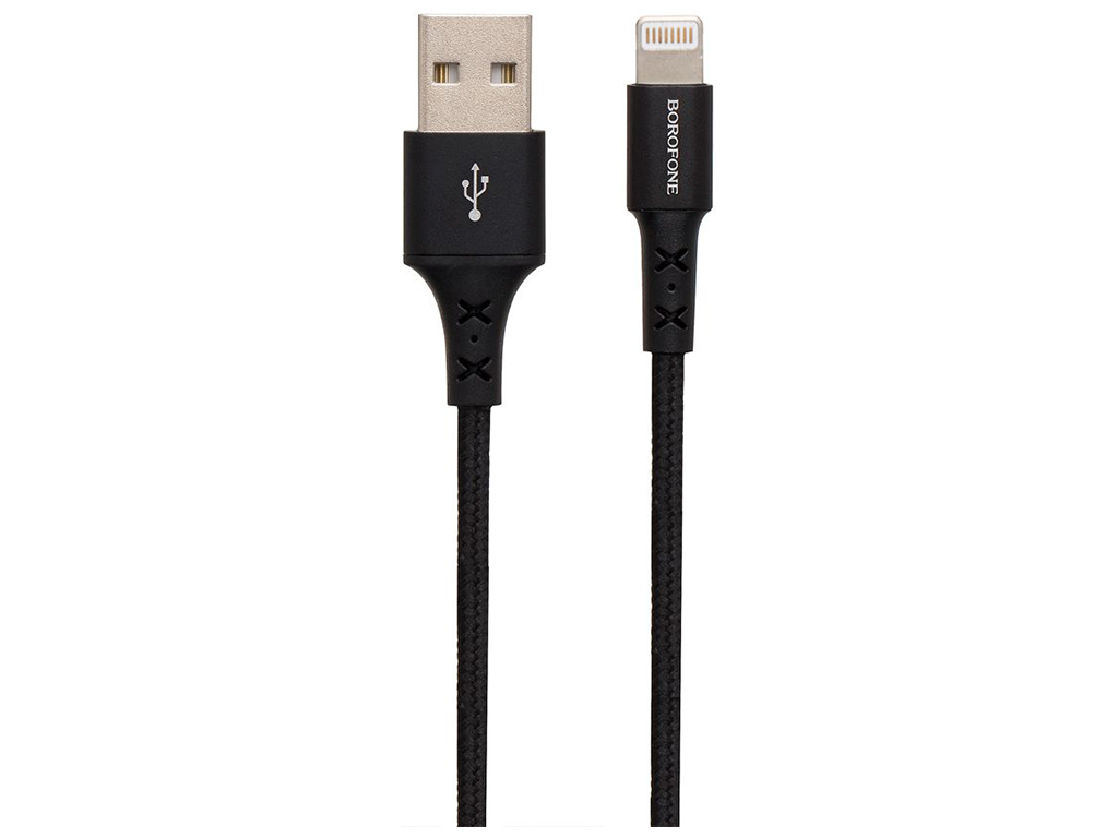 Кабель USB Borofone BX20 Lightning, Чёрный