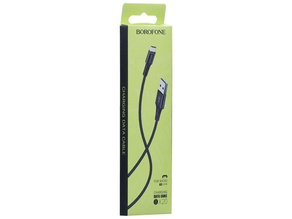 Кабель USB Borofone BX20 Micro, Чорний