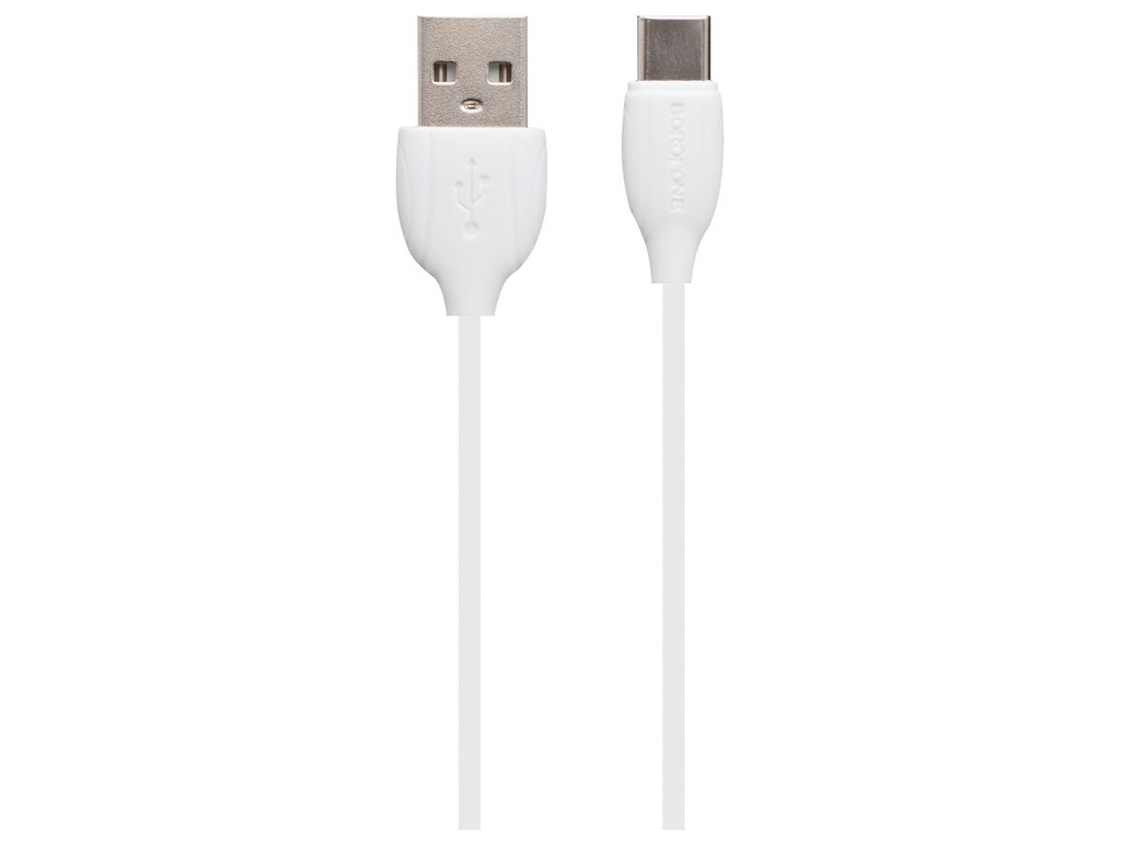 Кабель USB Borofone BX19 Benefit Type-C, Білий