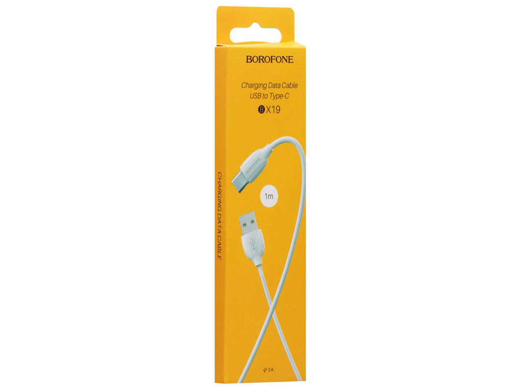 Кабель USB Borofone BX19 Benefit Type-C, Білий