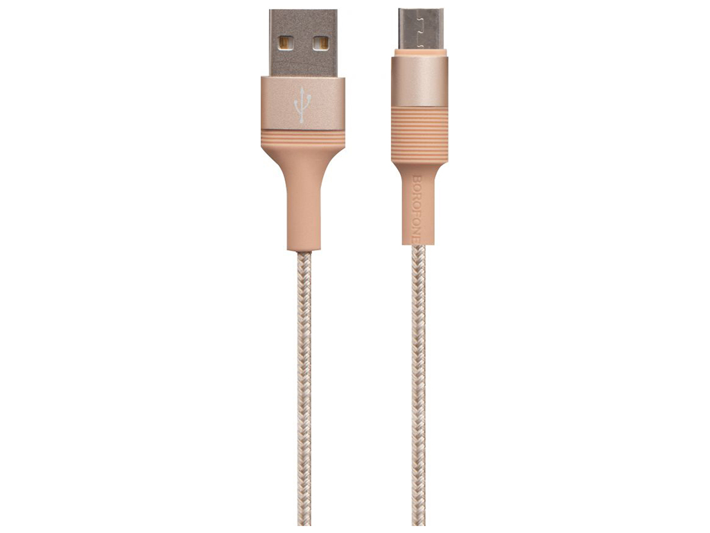 Кабель USB Borofone BX21 Micro, Золотий