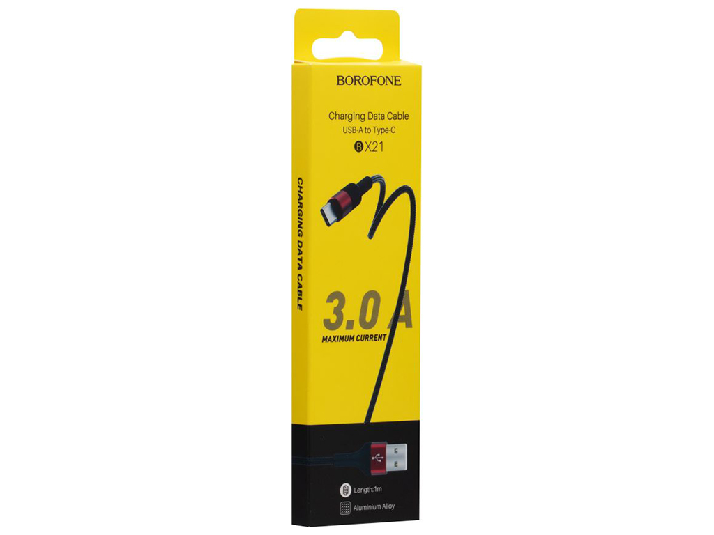 Кабель USB Borofone BX21 Type-C, Червоний