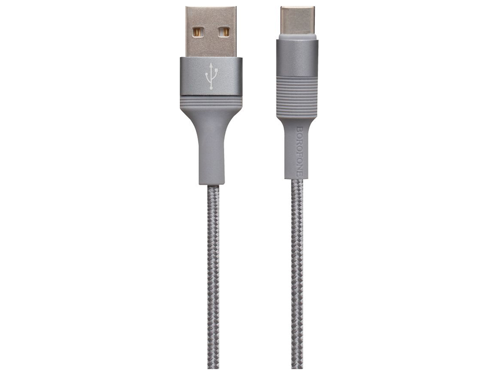 Кабель USB Borofone BX21 Type-C Колір Сірий