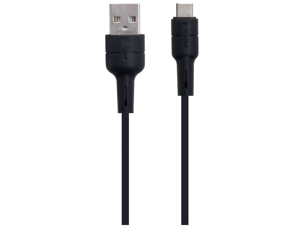 Кабель USB Borofone BX30 Silicone Type-C Колір Чорний