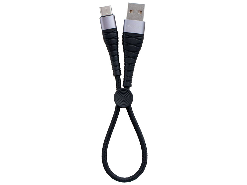 Кабель USB Borofone BX32 Munificent Type-C 0.25m Колір Чорний