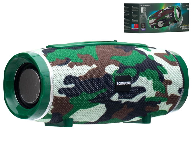Колонка Borofone BR3 Камуфляж Зелений