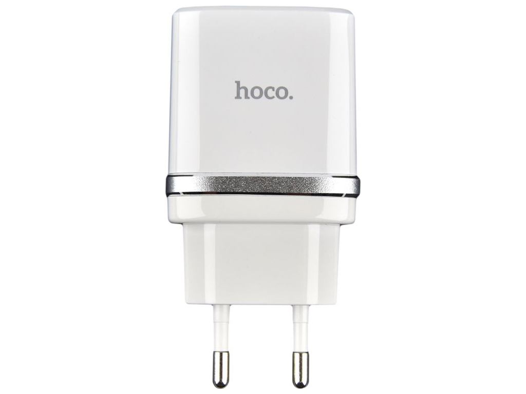 Мережевий Зарядний Пристрій Hoco C12Q QC 3.0 18W Micro Бiлий