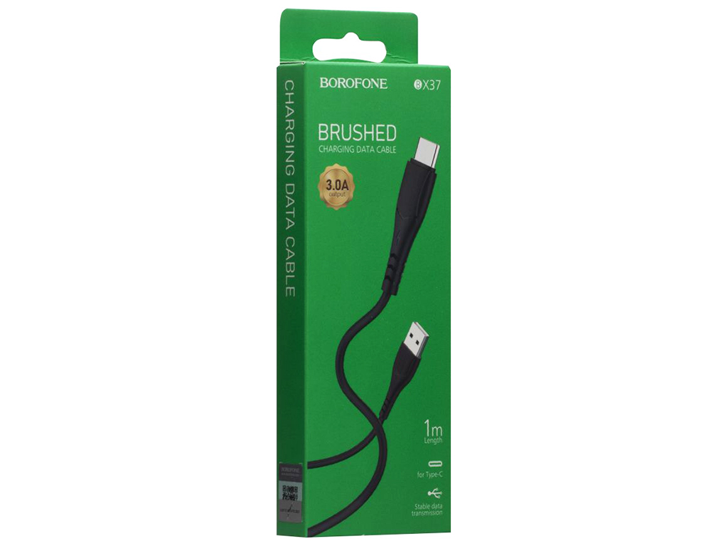 Кабель USB Borofone BX37 Wieldy Type-C Колір Чорний