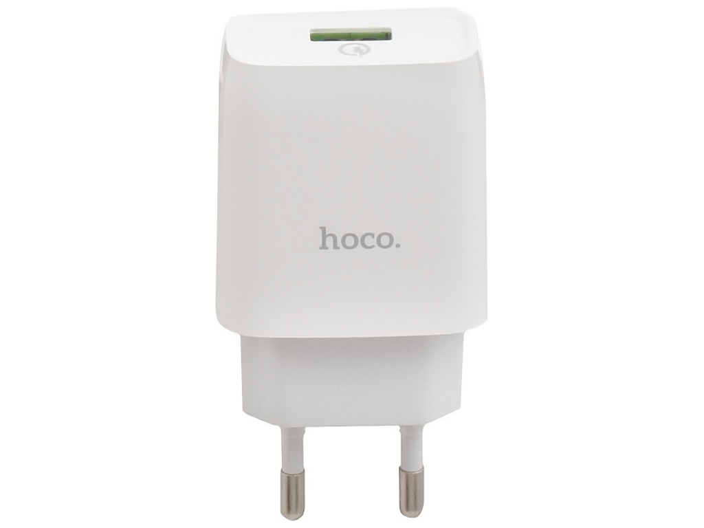 Мережевий Зарядний Пристрій Hoco C72Q Glorious QC3.0 18W, Колір Білий