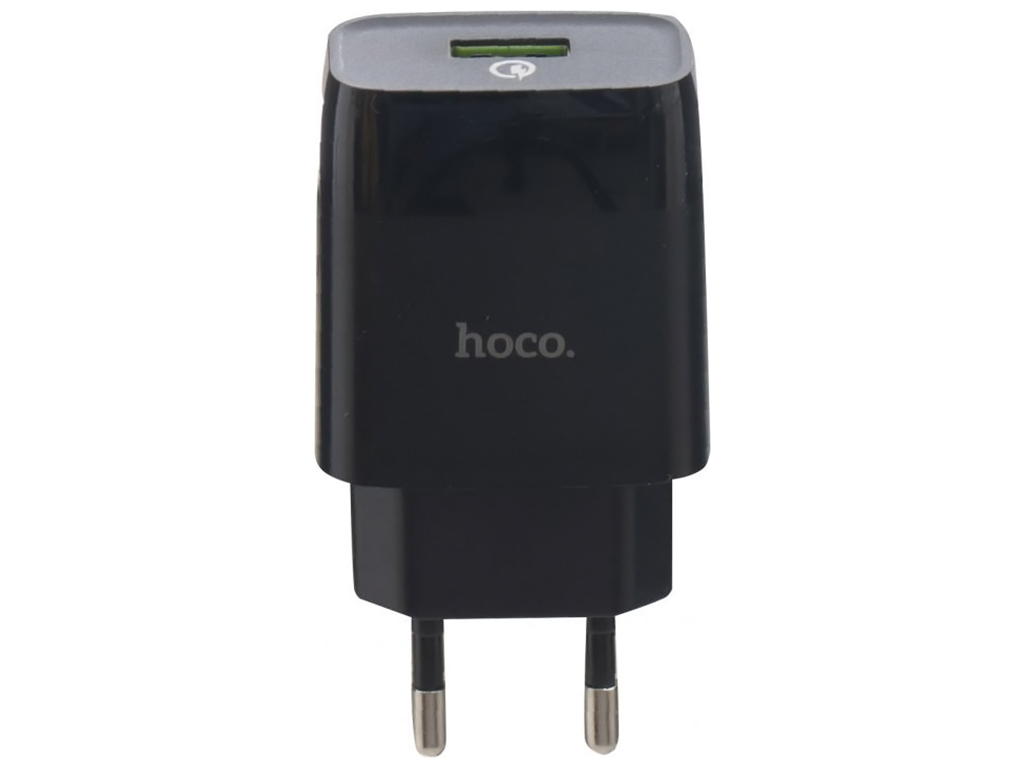Сетевое Зарядное Устройство Hoco C72Q Glorious QC3.0 Micro Цвет Черный