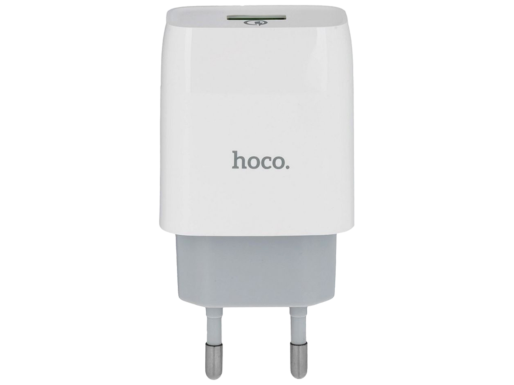 Мережевий Зарядний Пристрій Hoco C72Q Glorious QC3.0 Type-C, Колір Бiлий