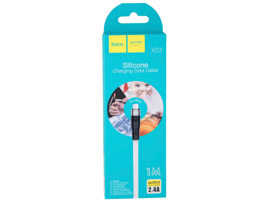 Кабель USB Hoco X53 Angel Micro, Белый