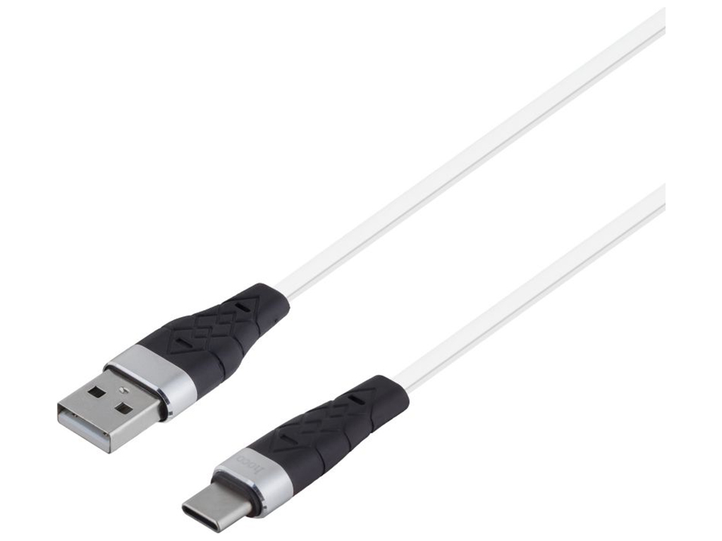 Кабель USB Hoco X53 Angel Silicone Type-C 3A Цвет Белый