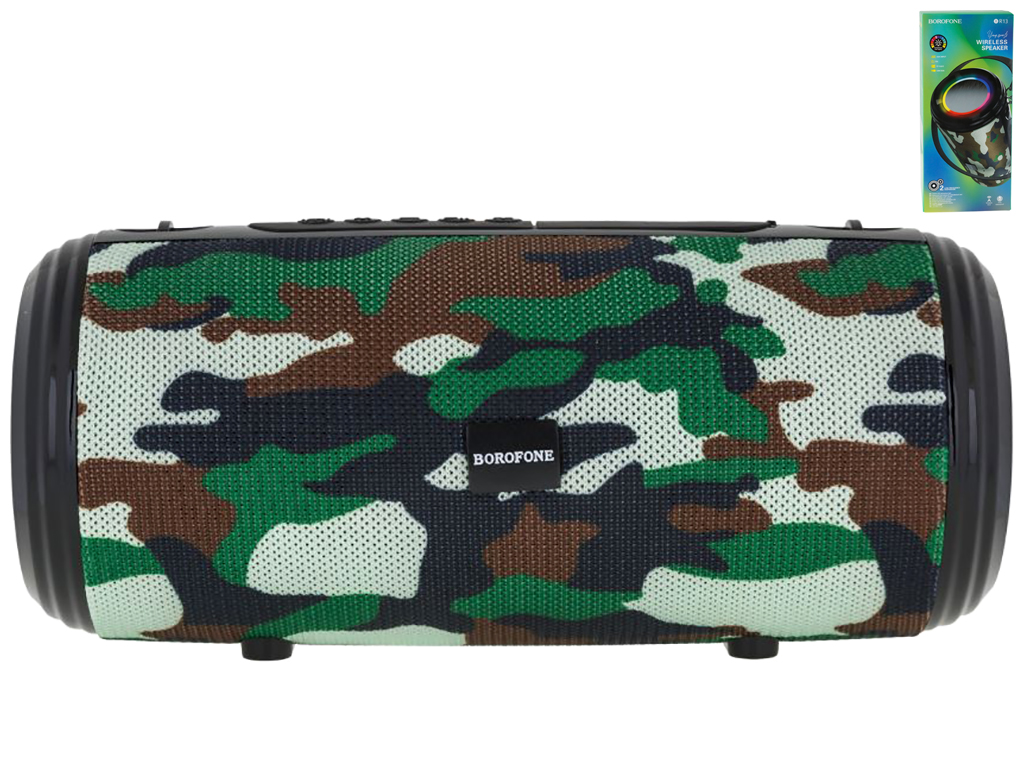 Колонка Borofone BR13 Камуфляж Зелений