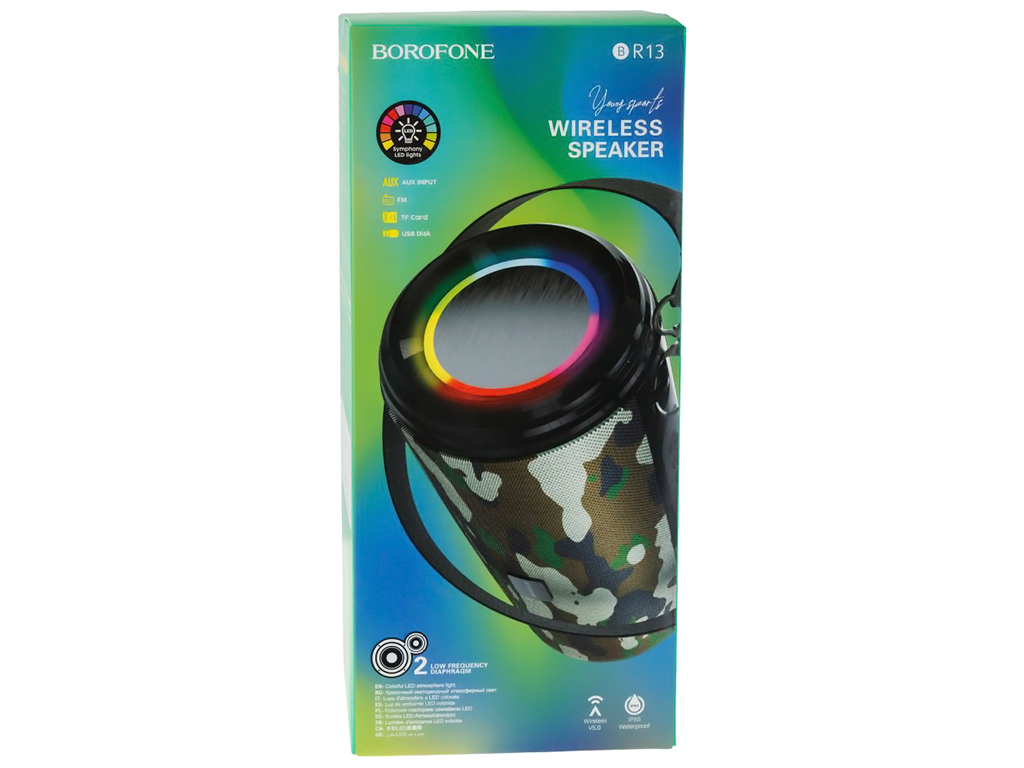 Колонка Borofone BR13 Камуфляж Зелений
