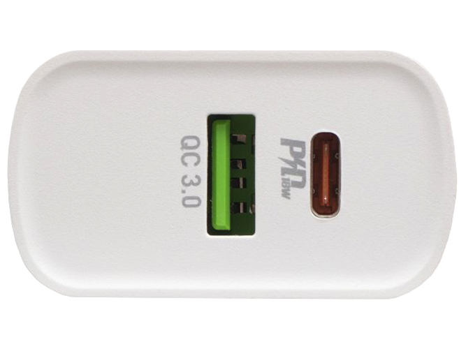 Мережевий Зарядний Пристрій Hoco C80A PD 20W + QC3.0 Type-C to Lightning Колір Бiлий
