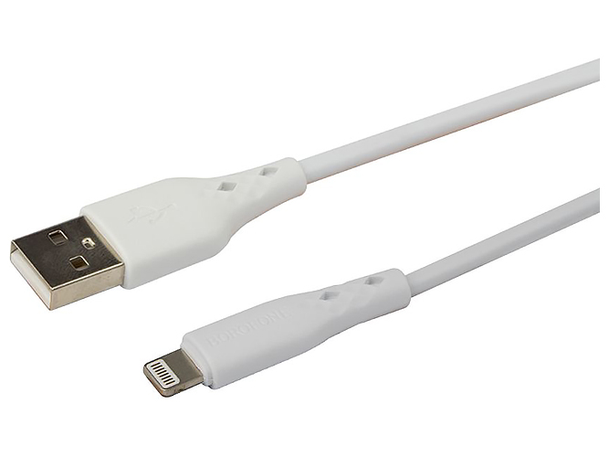 Кабель USB Borofone BX48 Lightning, Белый