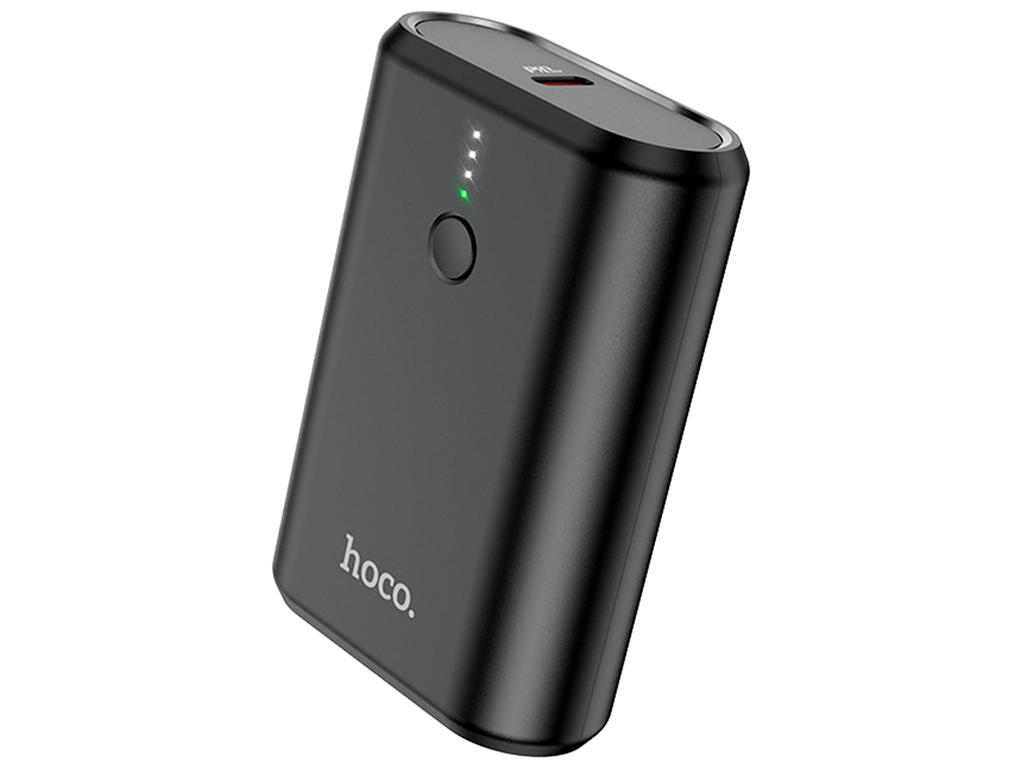 Универсальная мобильная батарея Power Bank Hoco Q3 18W+PD20W 10000mAh, цвет черный