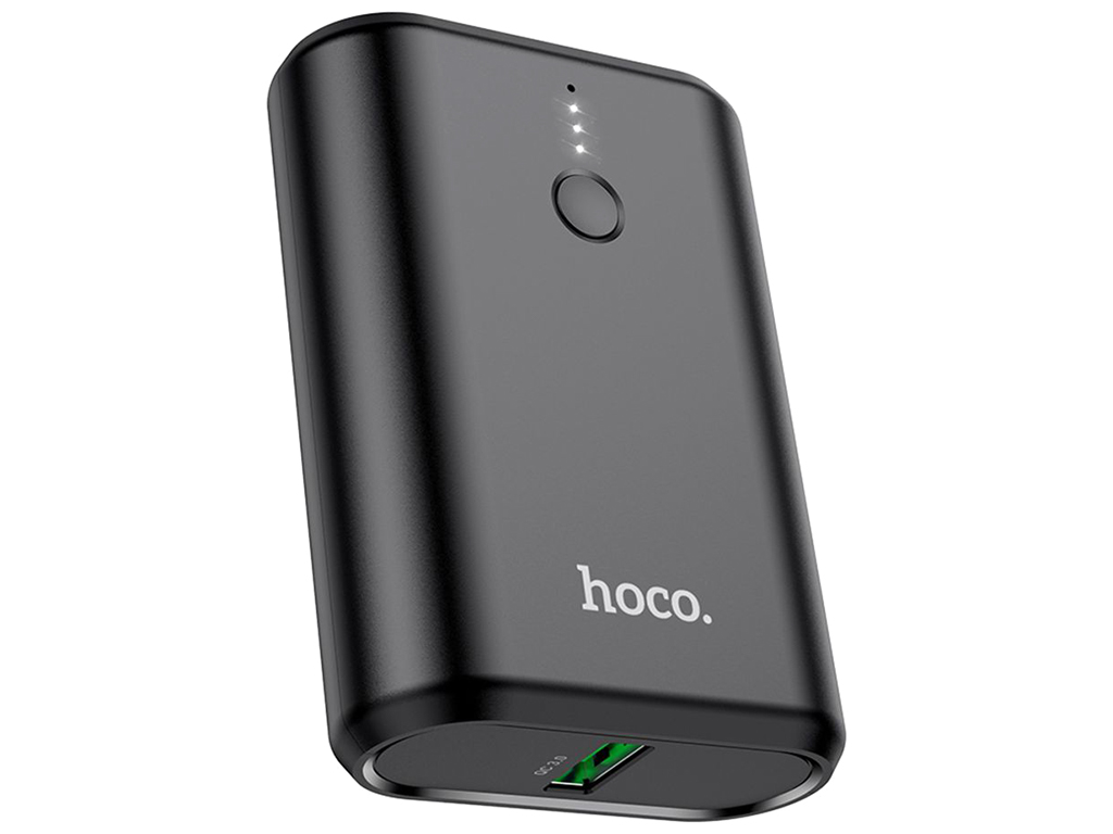 Универсальная мобильная батарея Power Bank Hoco Q3 18W+PD20W 10000mAh, цвет черный