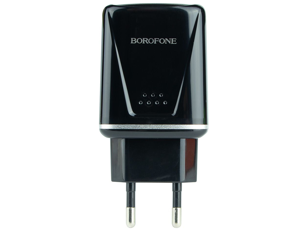 Мережевий зарядний пристрій Borofone BA54A QC3.0 18W Колір Чорний