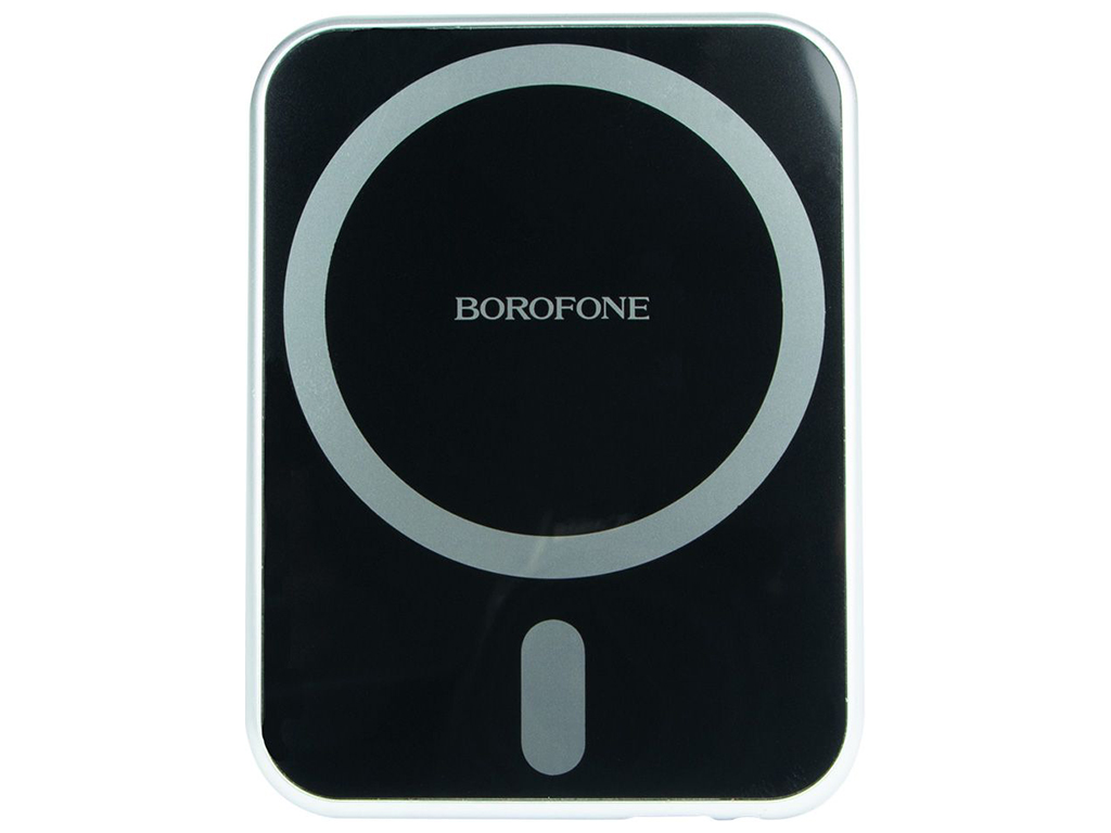 Автотримач Borofone BH43 Xperience Magnetic Wireless 15W, Колір Чорно-Сталевий