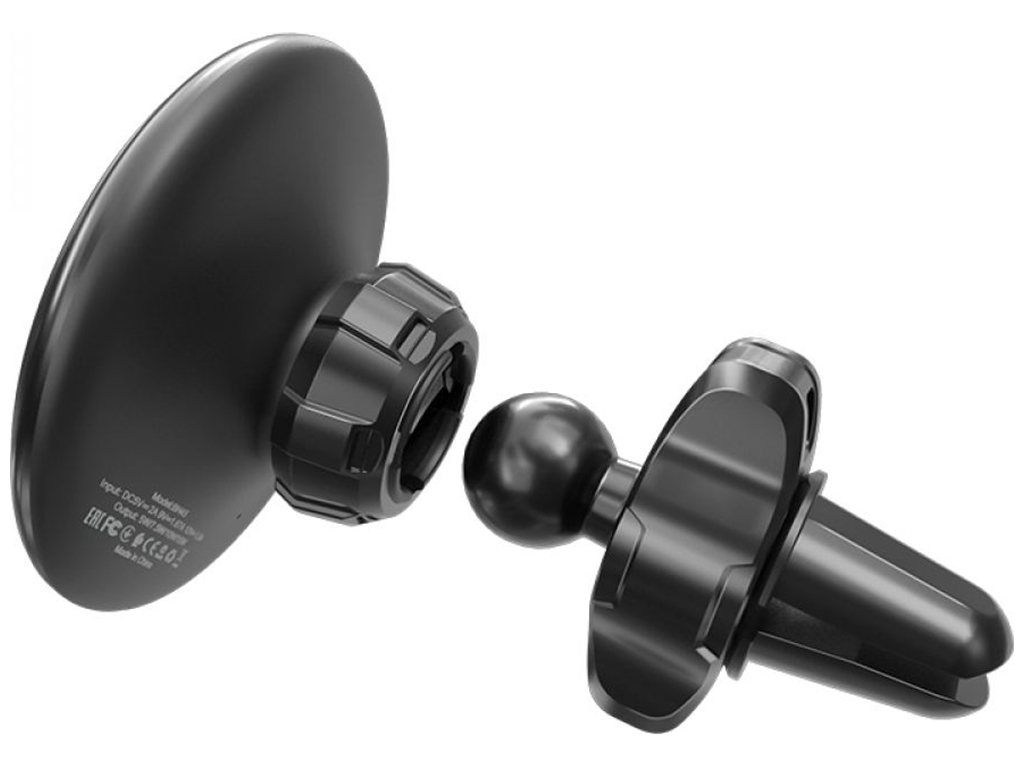 Автотримач Borofone BH45 Magnetic Wireless 15W Колір Чорний