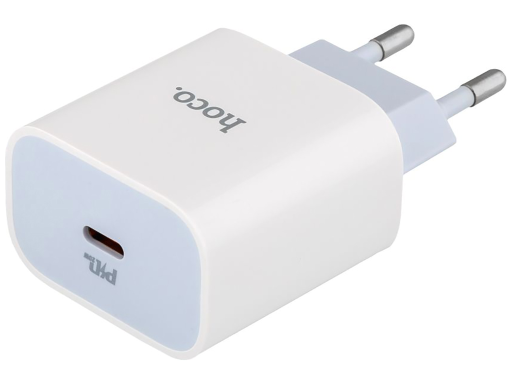Сетевое зарядное устройство Hoco C76A Plus PD 20W 3A Цвет Белый