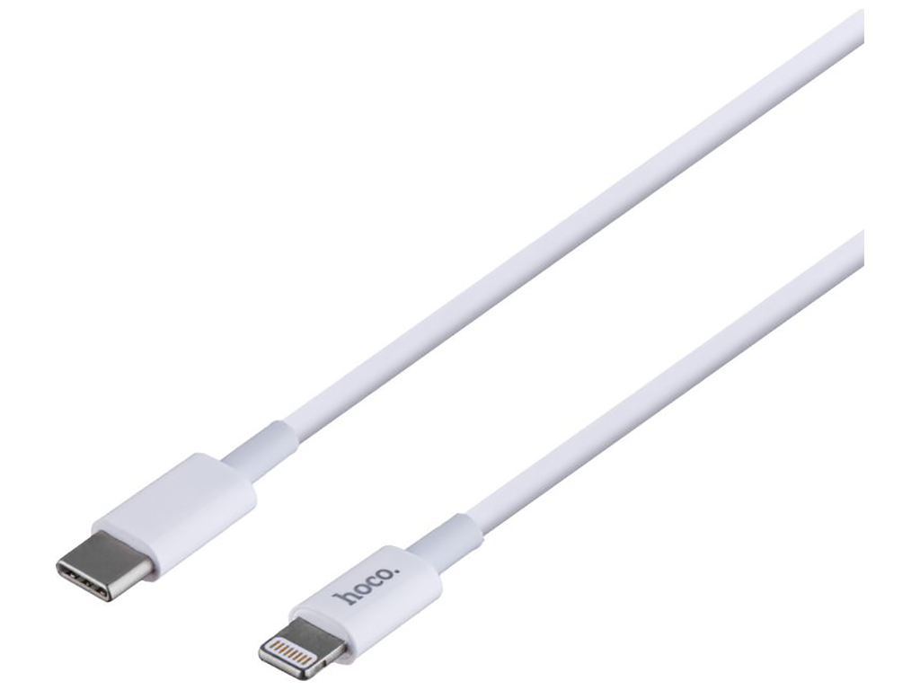 Сетевое зарядное устройство Hoco C76A Plus PD 20W Type-C to Lightning 3A Цвет Белый