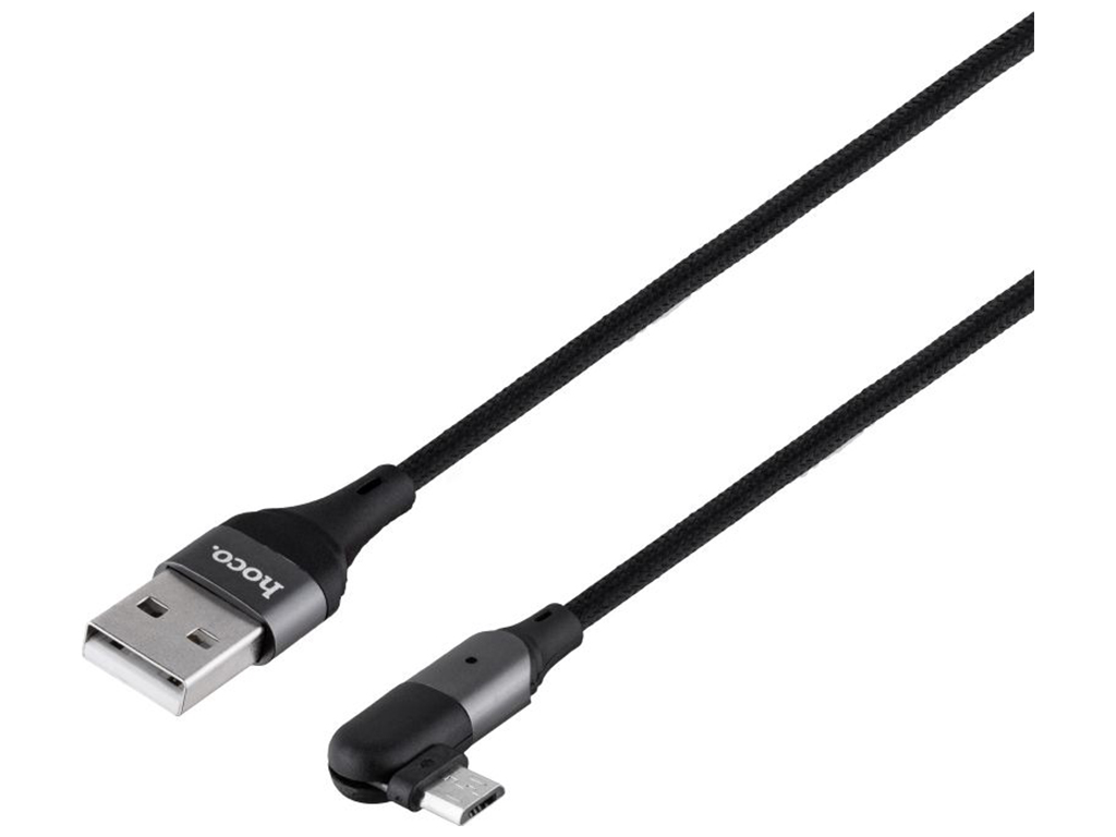 Кабель USB Hoco U100 Orbit Micro Колір Чорний