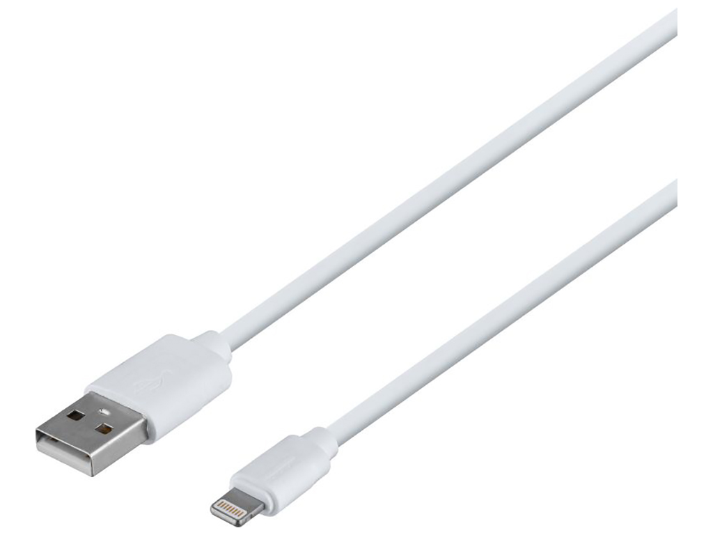 Кабель USB Borofone BX55 Harmony Silicone Lightning Колір Бiлий