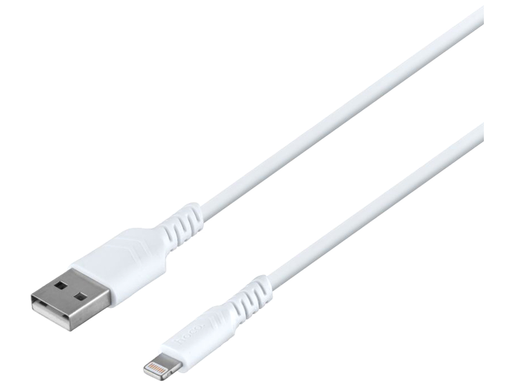 Кабель USB Hoco X62 Fortune Lightning 2.4A Цвет Белий