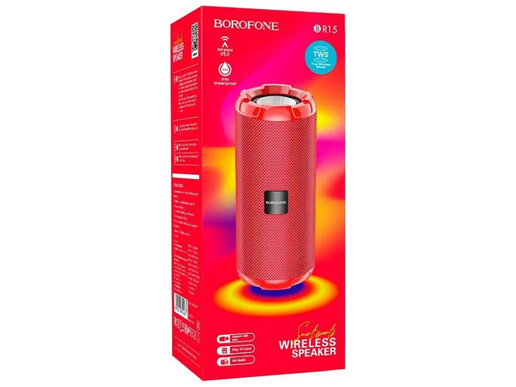 Колонка Borofone BR15, Червоний