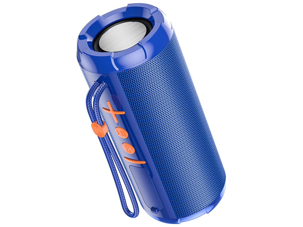 Портативная колонка Borofone BR15, Bluetooth 5.0, 1200 мАч, защита IPX5, 162×70×70мм, цвет синий