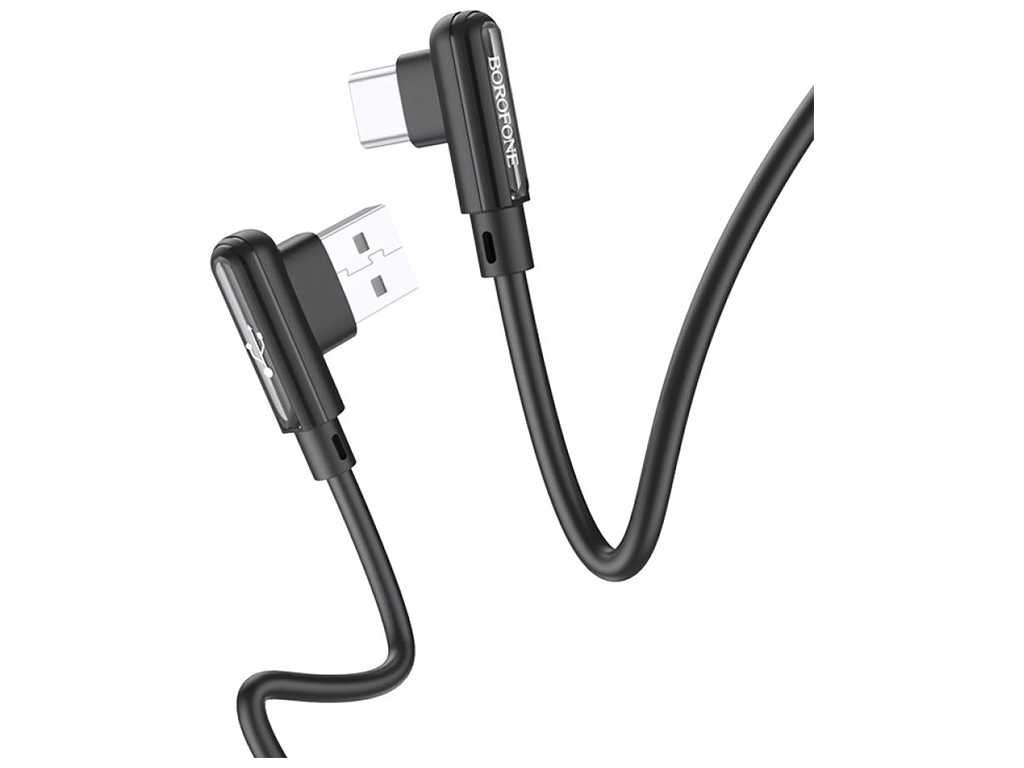 Кабель USB Borofone BX58 Lucky Type-C 3A Цвет Черный