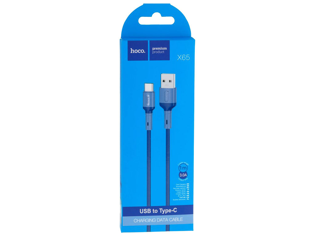 Кабель USB Hoco X65 Type-C, Синий