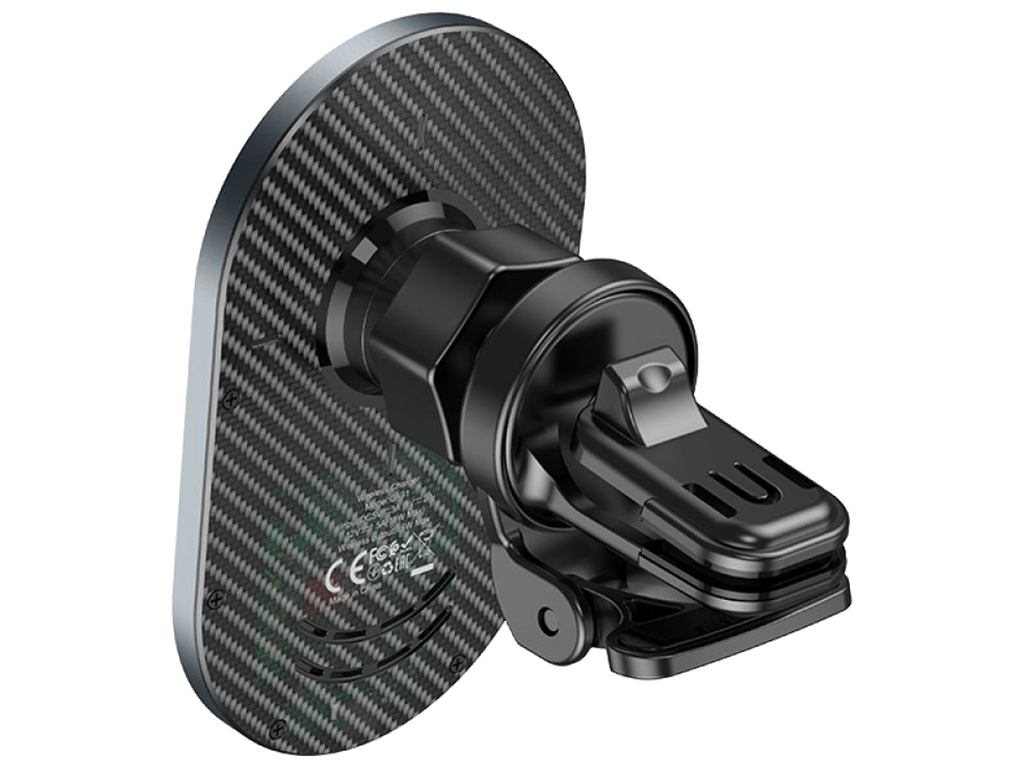 Автодержатель Hoco CA91 Magnetic Wireless 15W, Цвет Серый