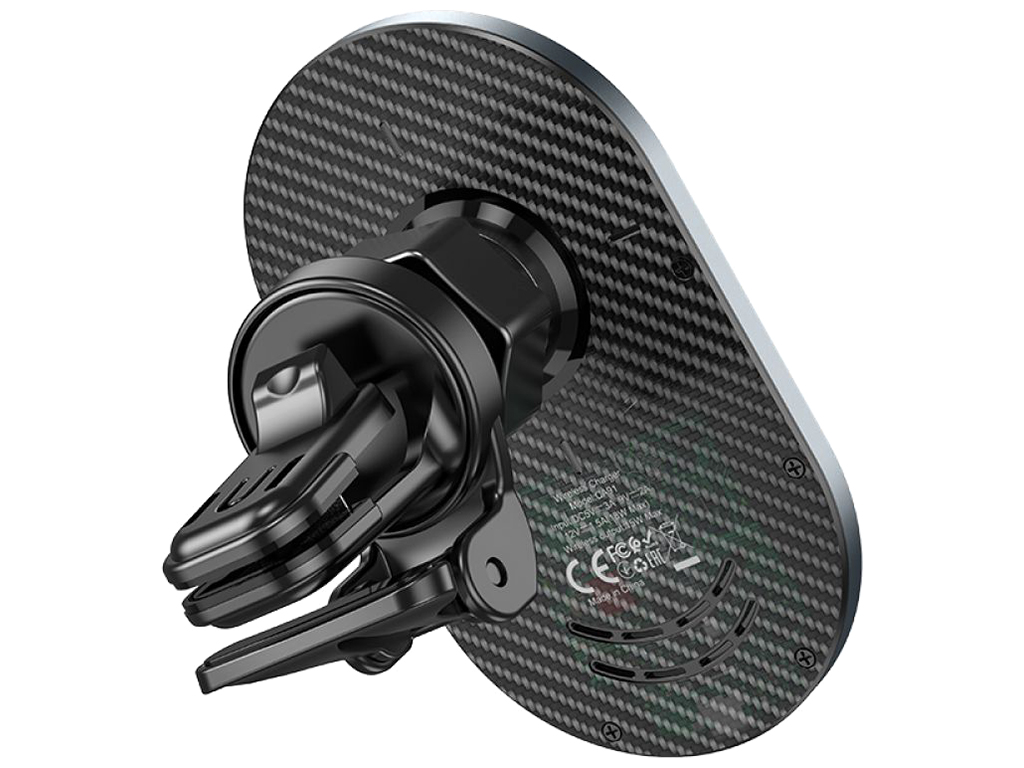 Автодержатель Hoco CA91 Magnetic Wireless 15W, Цвет Серый