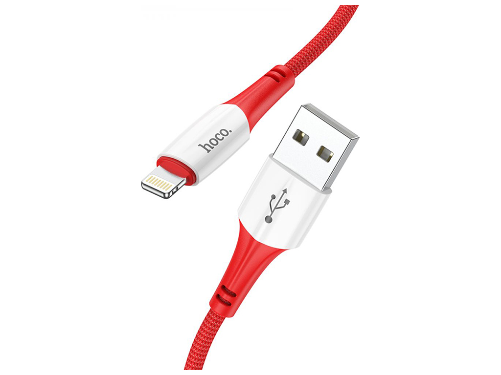 Кабель USB Hoco X70 Ferry Lightning 2.4A Цвет Красный