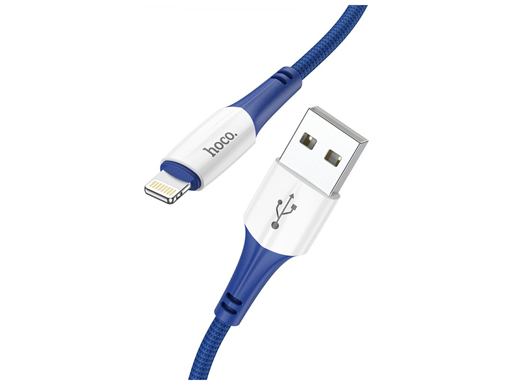 Кабель USB Hoco X70 Ferry Lightning 2.4A Цвет Синий