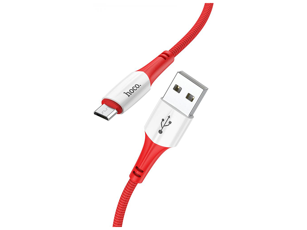 Кабель USB Hoco X70 Ferry Micro 2.4A, Красный