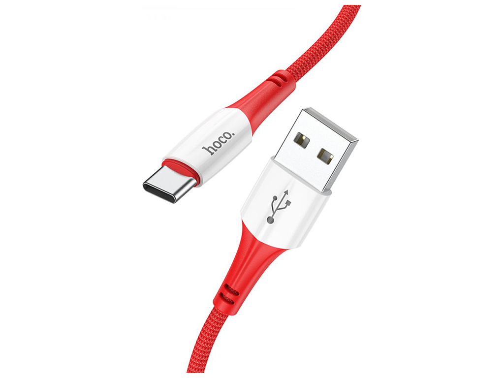 Кабель USB Hoco X70 Ferry Type-C 3A Колір Червоний