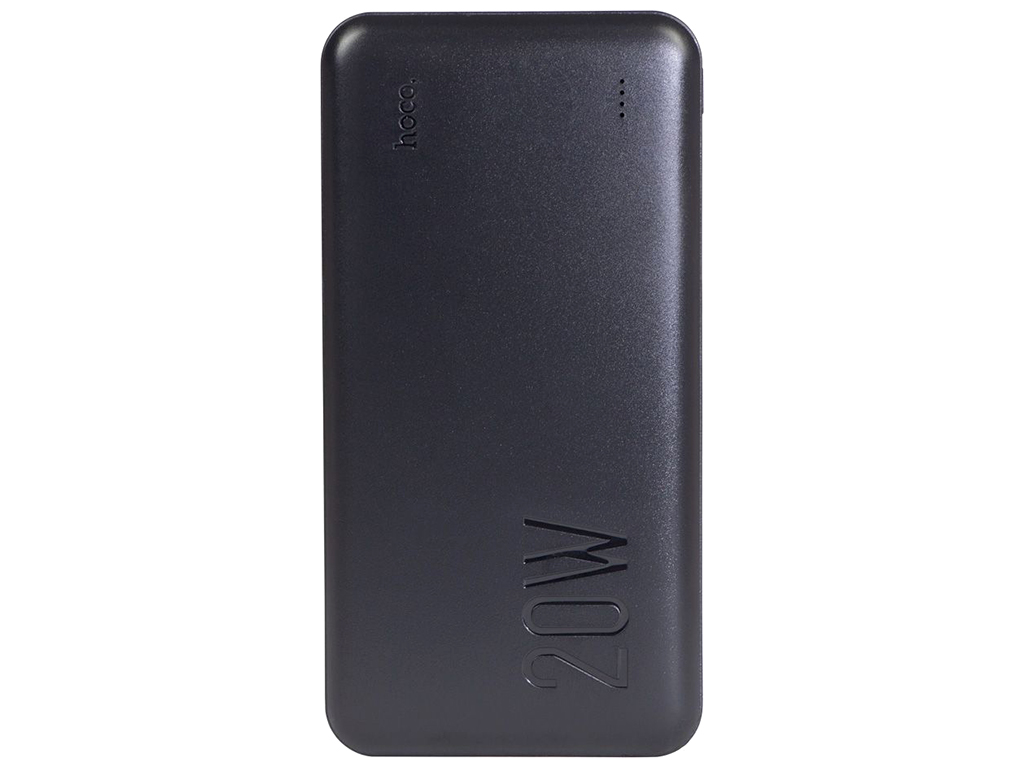 Универсальная мобильная батарея Hoco J87 PD20W+QC3.0 10000 mAh Цвет Чёрный