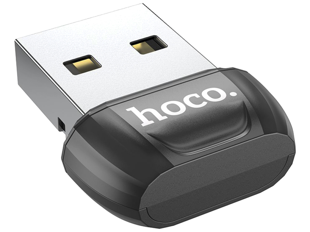 USB Блютуз Hoco UA18 adapter BT5.0 Цвет Черный