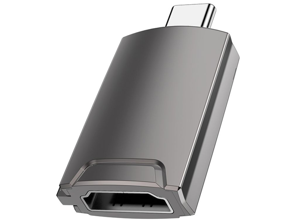 Переходник Hoco UA19 Easy flow Type-C to HDMI adapter Цвет Серый