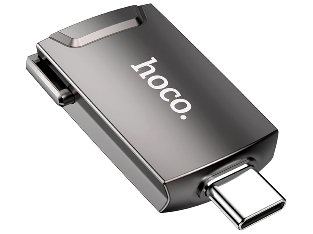 Переходник Hoco UA19 Easy flow Type-C to HDMI adapter Цвет Серый