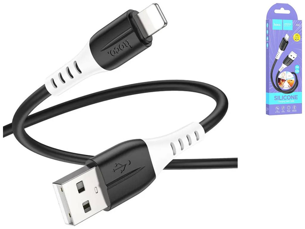 Кабель USB Hoco X82 Lightning Цвет Черный