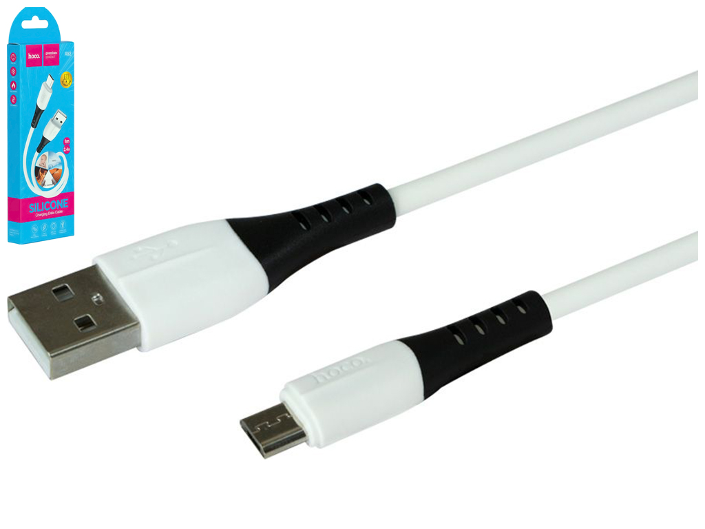 Кабель USB Hoco X82 Micro, Білий