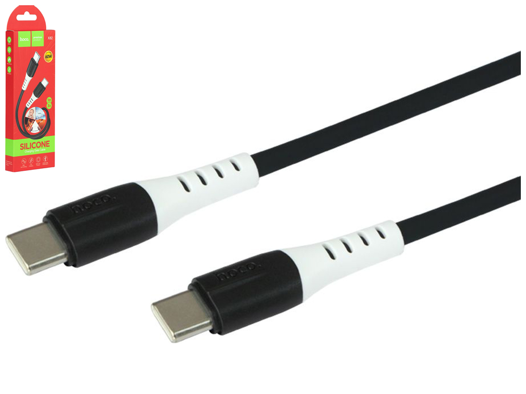 Кабель USB Hoco X82 60W Type-C to Type-C, Чёрный