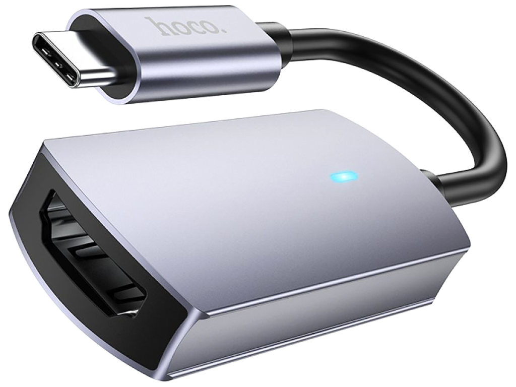 Перехідник Hoco UA20 Presage Type-C to HDTV converter Колір Сiрий