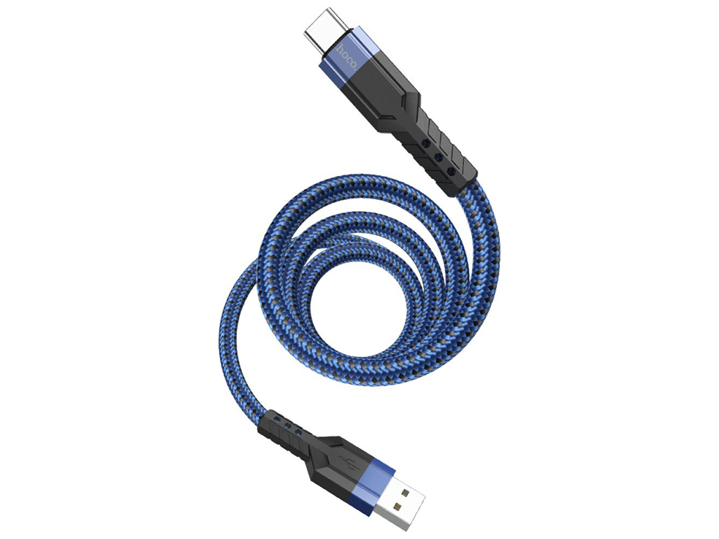 Кабель USB Hoco U110 Type-C 1.2м, Синий